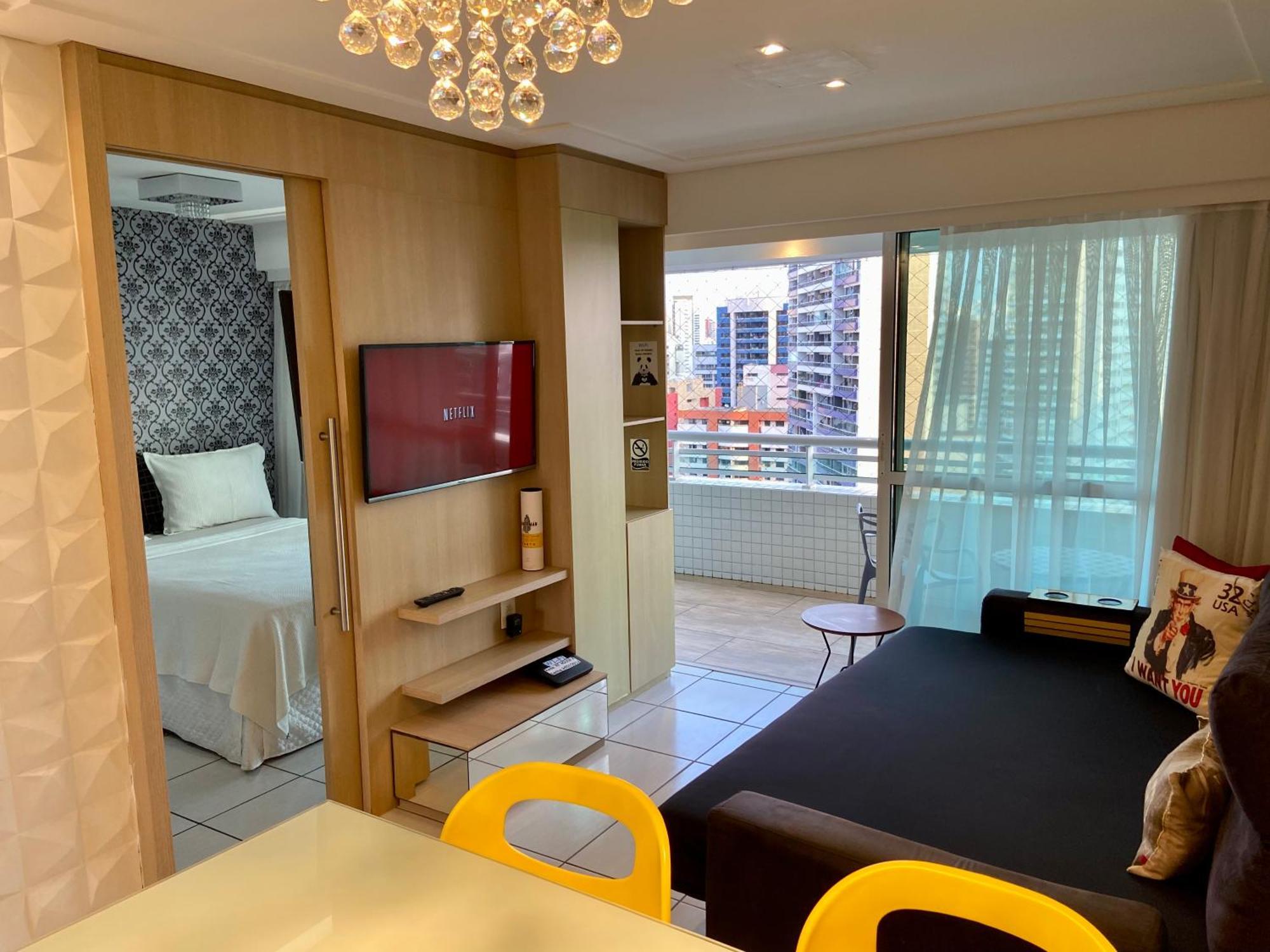 Apartamento 17º Andar Beira Mar Com 2 Quartos Fortaleza  Exteriér fotografie