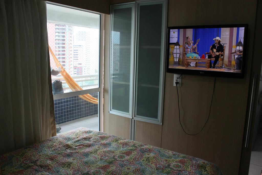 Apartamento 17º Andar Beira Mar Com 2 Quartos Fortaleza  Pokoj fotografie
